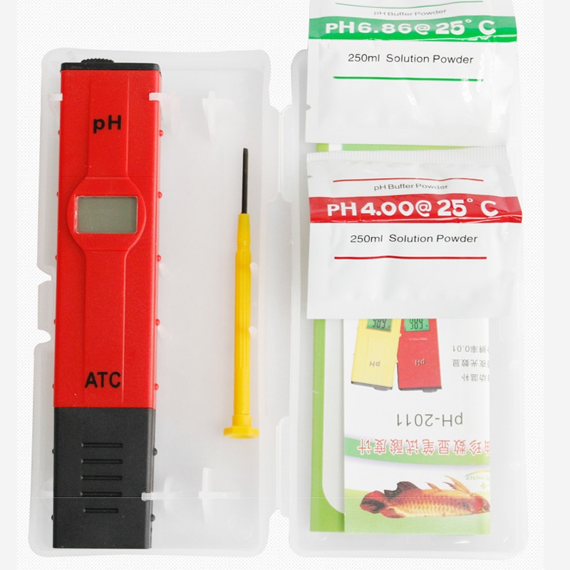 최신 버전의 테스트 정확도 0.01 pH 미터 디지털 펜 전극, 값 또는 산성도